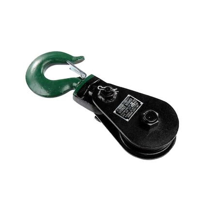 Us Cargo Control 4180 Snatch Block w/ Hook (3/4" wire x 6" sheave) 4180H6